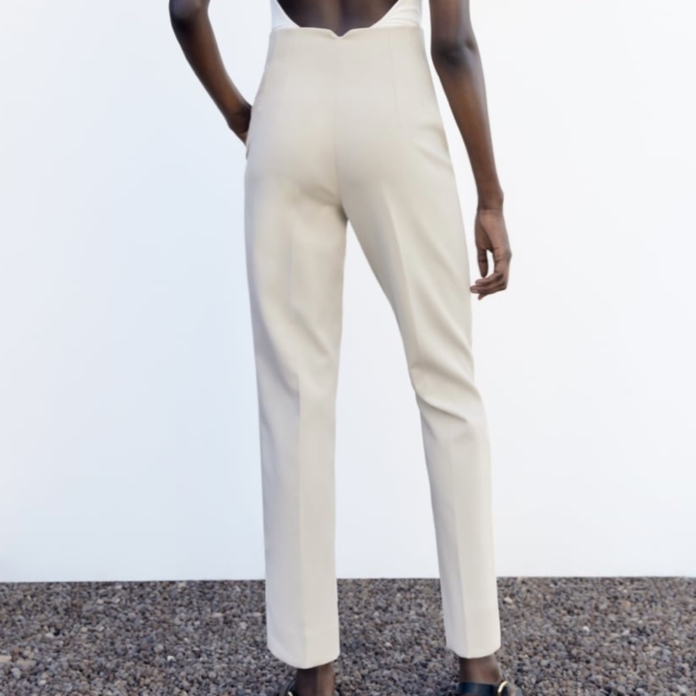 NWT Zara High Waisted Pants - Picture 2 of 7